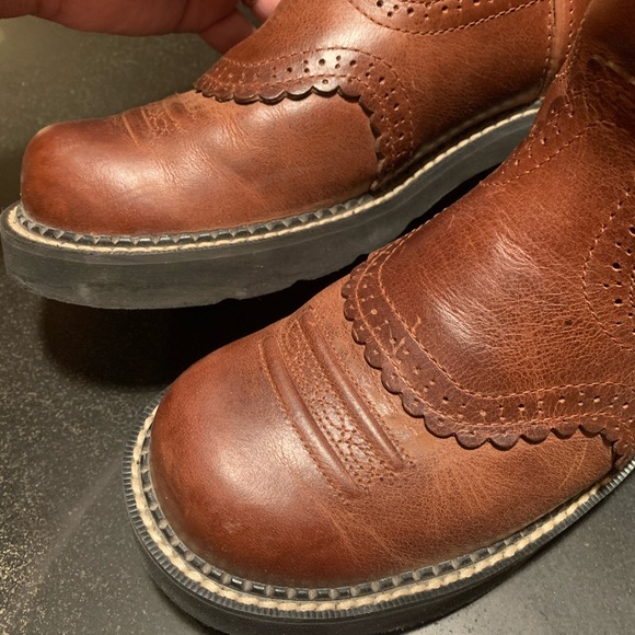 Ariat Womens Fatbaby Saddle Western Boot - Picture 6 of 8